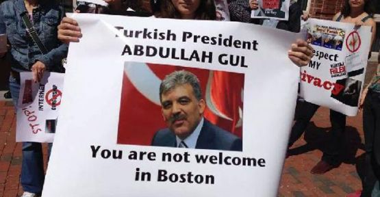 Cumhurbaşkanı Gül ABD'de protesto edildi