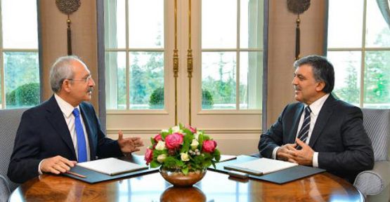 Cumhurbaşkanı Gül Kılıçdaroğlu ile görüştü