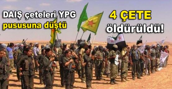 DAIŞ çeteleri YPG pususuna düştü: 4 Çete öldürüldü