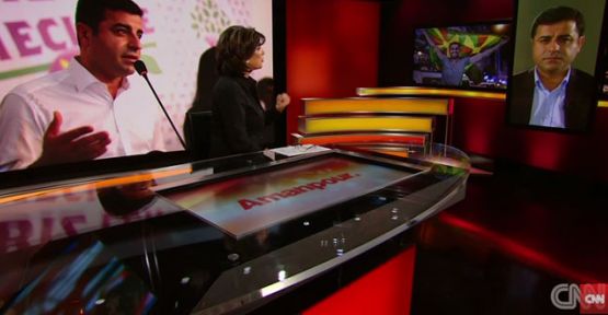 Demirtaş, CNN'de Amanpour'un konuğu oldu