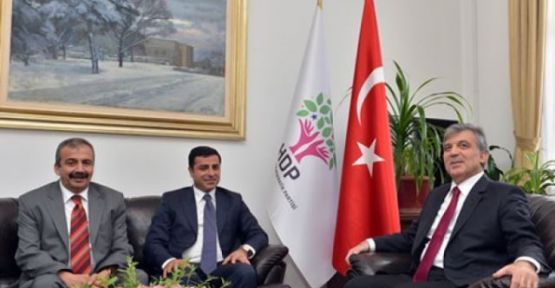 Demirtaş Cumhurbaşkanı Gül ile görüştü