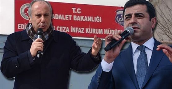 Demirtaş'tan İnce açıklaması: 'Destek' konuşulmadı