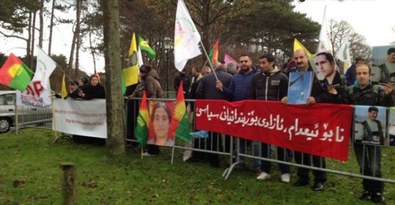 Den Haag'ta Doğu Kürdistan için dayanışma eylemi