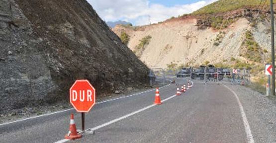 Dersim – Erzincan yolu ulaşıma kapatıldı