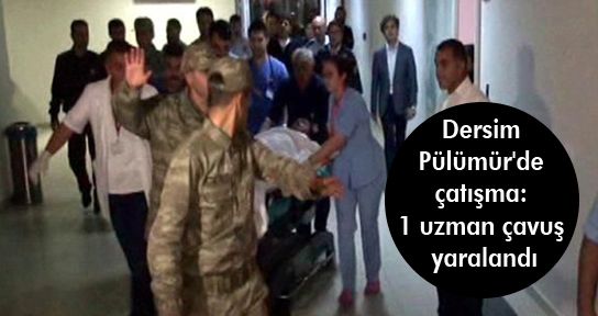 Dersim Pülümür'de çatışma: 1 uzman çavuş yaralandı