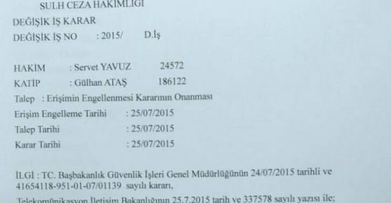 DİHA'ya yönelik 'erişim engelini' Başbakanlık istedi 