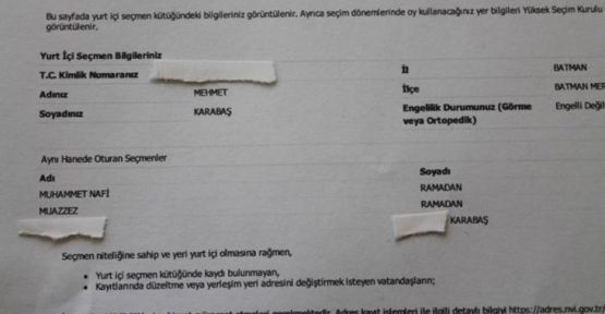 Dikkat! İkametinize kaydedilmiş birileri çıkabilir 