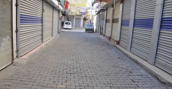 Diyarbakı'da kepenkler kapalı