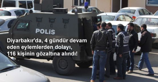 Diyarbakır'da ev baskınları başladı: 116 Gözaltı