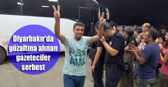 Diyarbakır'da gözaltına alınan gazeteciler serbest