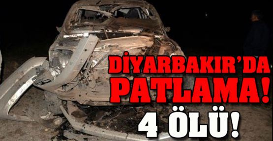 Diyarbakır’da patlama: 4 ölü