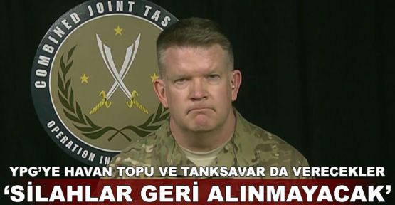 Dorrian: 'YPG'ye verilen silahlar toplanmayacak'