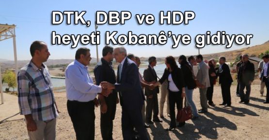 DTK, DBP ve HDP heyeti Kobani'ye gidiyor