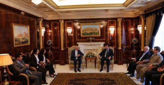 DTK-HDP heyeti Neçirvan Barzani'yle görüştü