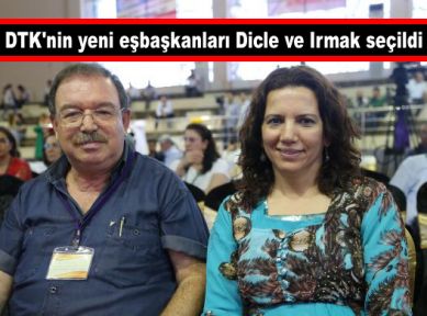 DTK'nin yeni eşbaşkanları Dicle ve Irmak seçildi