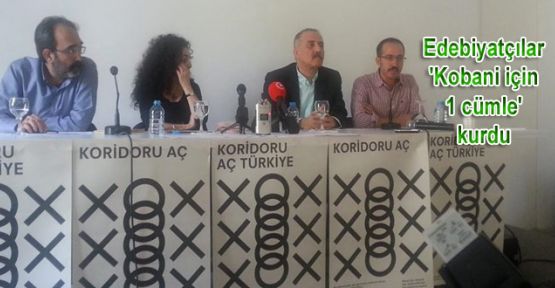 Edebiyatçılar 'Kobani için 1 cümle' kurdu