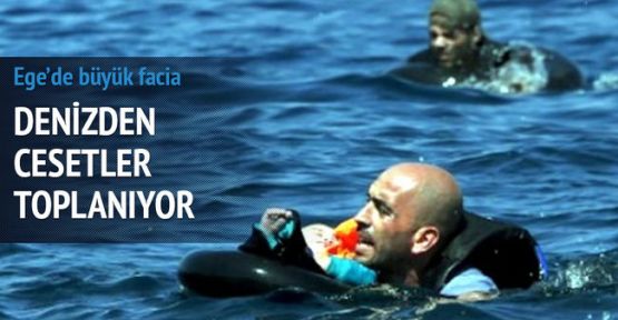 Ege'de sığınmacı teknesi battı: 9 ölü