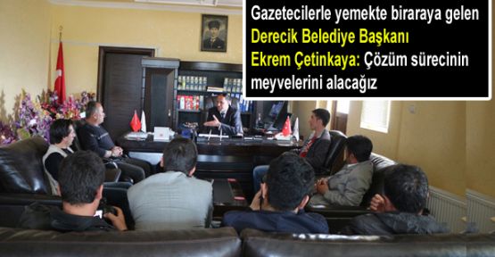 Ekrem Çetinkaya:'Çözüm sürecinin meyvelerini alacağız'