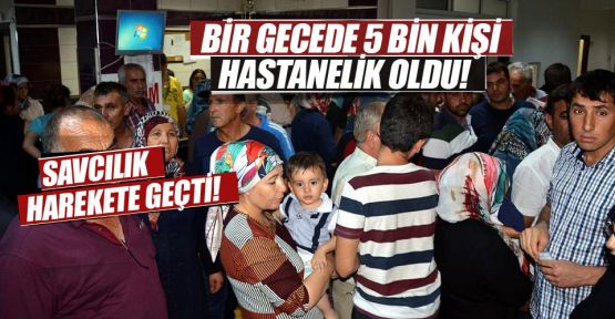 Elbistan'da 5 binden fazla kişi zehirlendi