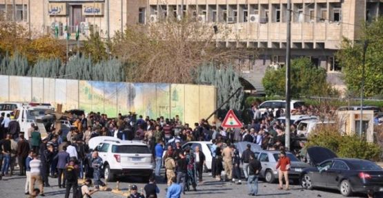 Erbil'de valilik binasına silahlı saldırı: İki polis yaralandı