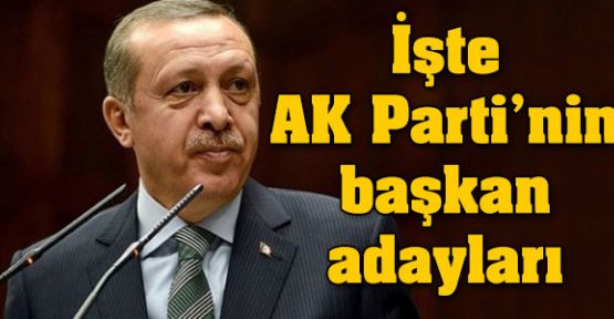 AKP'de 10 ilin belediye başkan adayları açıklandı