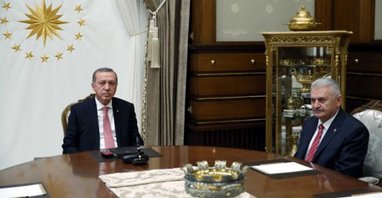 Erdoğan, Başbakan Yıldırım'la görüştü