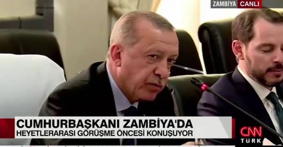 Erdoğan konuşurken Albayrak uyudu