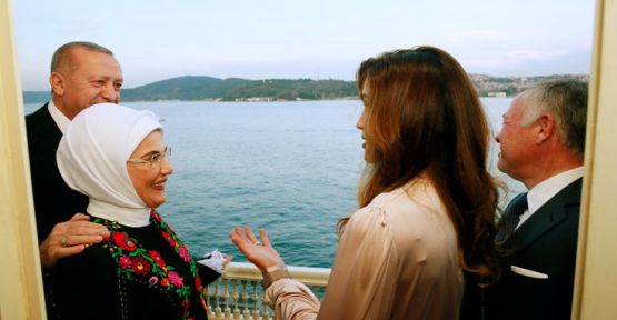 Erdoğan, Kral Abdullah'ı Tarabya'da ağırladı