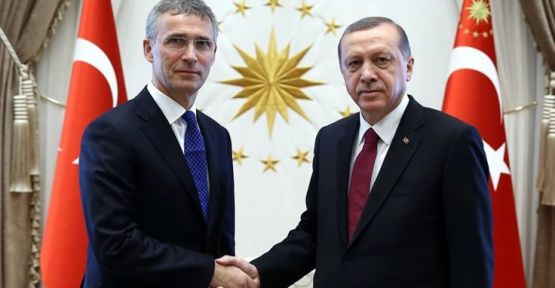 Erdoğan, NATO Genel Sekreteri Jens Stoltenberg'le görüştü