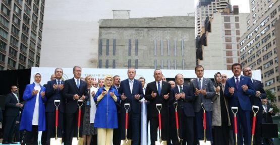 Erdoğan, New York'ta temel attı, BM'yi eleştirdi