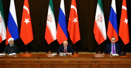 Erdoğan, Putin ve Ruhani ortak bildiri hazırladı