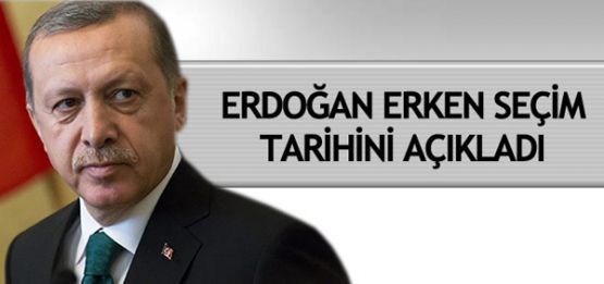 Erdoğan: Türkiye 1 Kasım'da seçime gidecek