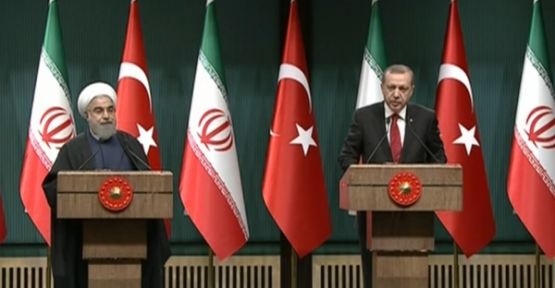 Erdoğan ve Ruhani ortak basın toplantısı düzenledi