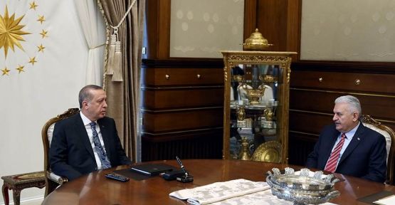 Erdoğan - Yıldırım görüşmesi sona erdi 