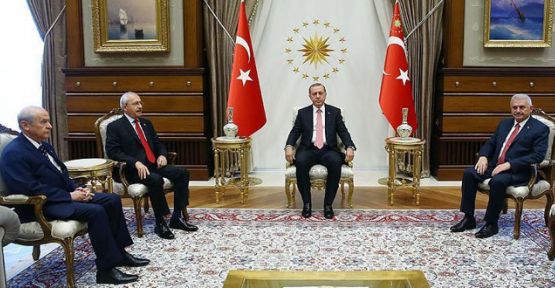 Erdoğan'dan AK Parti, CHP ve MHP liderine Yenikapı mitingi daveti
