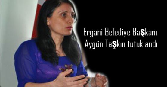 Ergani Belediye Eş Başkanı Taşkın tutuklandı