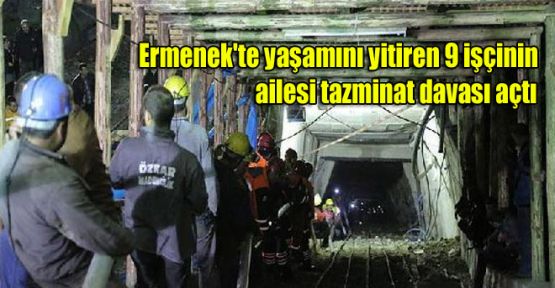 Ermenek'te yaşamını yitiren 9 işçinin ailesi tazminat davası açtı