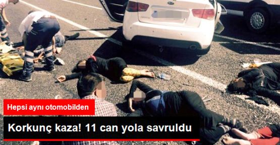 Erzurum'da trafik kazası: 11 yaralı