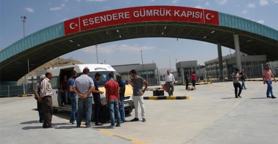 Esendere Sınır Kapısı araç geçişlerine açıldı