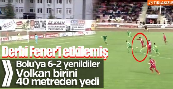 Fenerbahçe, Boluspor'a 6-2 yenildi