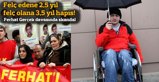 Ferhat Gerçek’e 3,5 Yıl, Sakat Bırakan Polise 2,5 Yıl Hapis