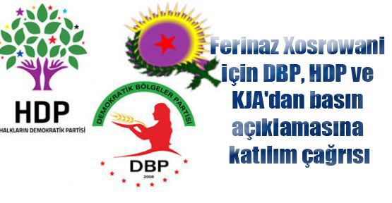 Şemdinli DBP, HDP ve KJA'dan basın açıklamasına katılım çağrısı