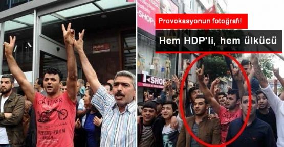 Gaziosmanpaşa'da hem HDP'li, hem ülkücü bir adam!