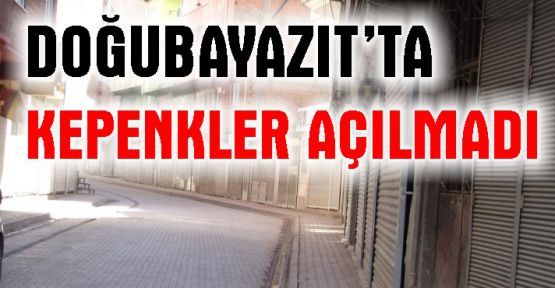 Gözaltılara tepki gösteren esnaf kepenk açmadı