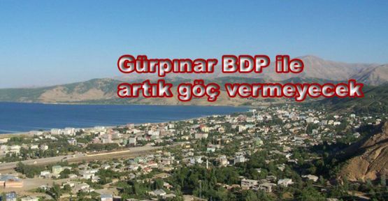 Gürpınar BDP ile artık göç vermeyecek