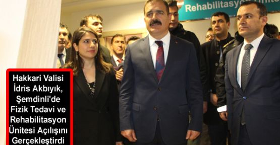 Hakkari Valisi İdris Akbıyık, Şemdinli ve Derecik'te