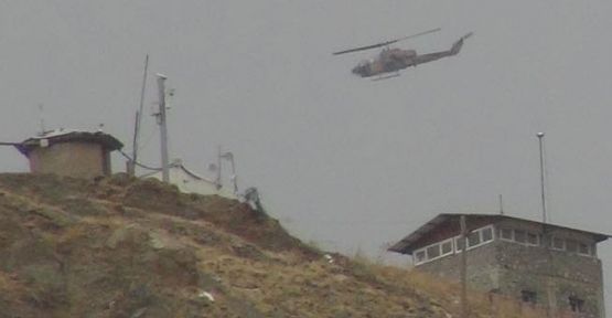 Hakkari'de helikopter hareketliliği