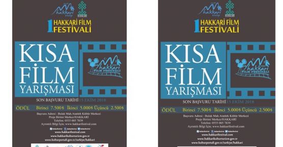 Hakkari'de ödülü kısa film yarışması başvuruları başladı