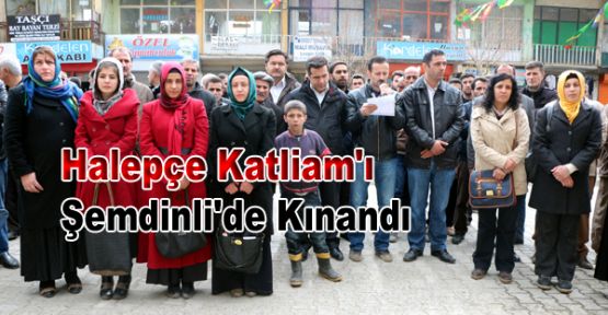 Halepçe Katliam'ı Şemdinli'de Kınandı