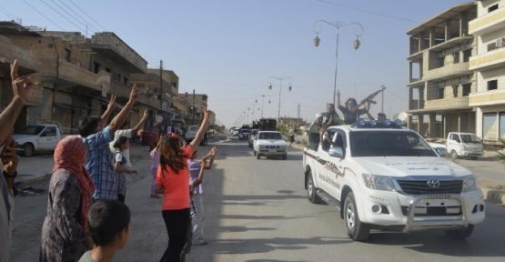 Haseke'de zafer kutlaması